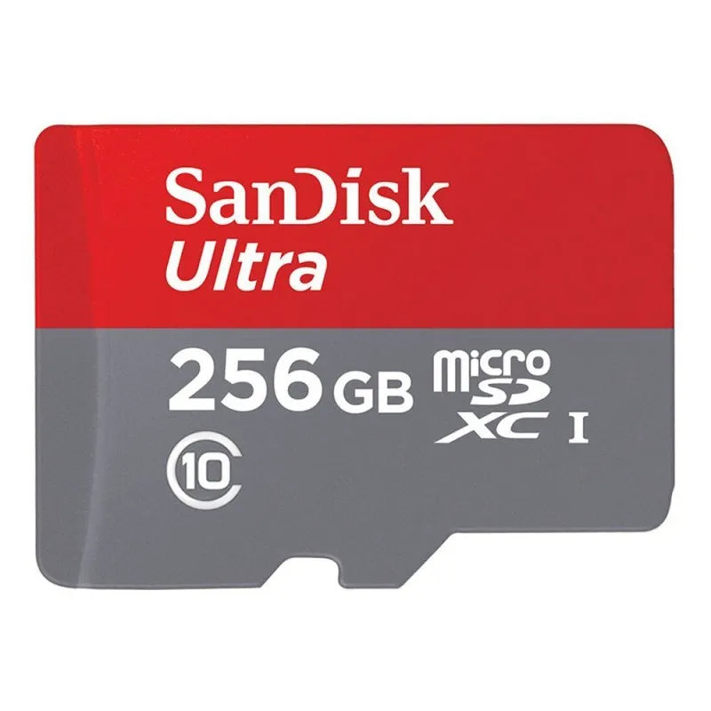 sandisk ultra micro sdxc uhs 1 card, 100 mb/s, 256gb main image