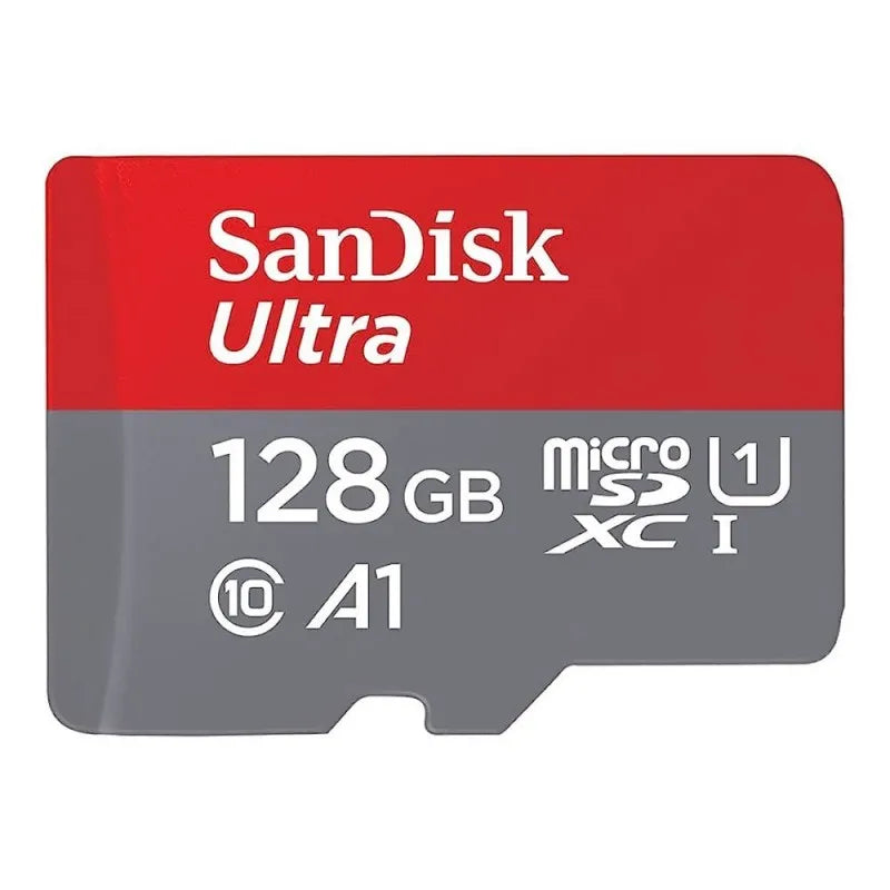 sandisk ultra micro sdxc uhs 1 card, 140mb/s, 128gb main image