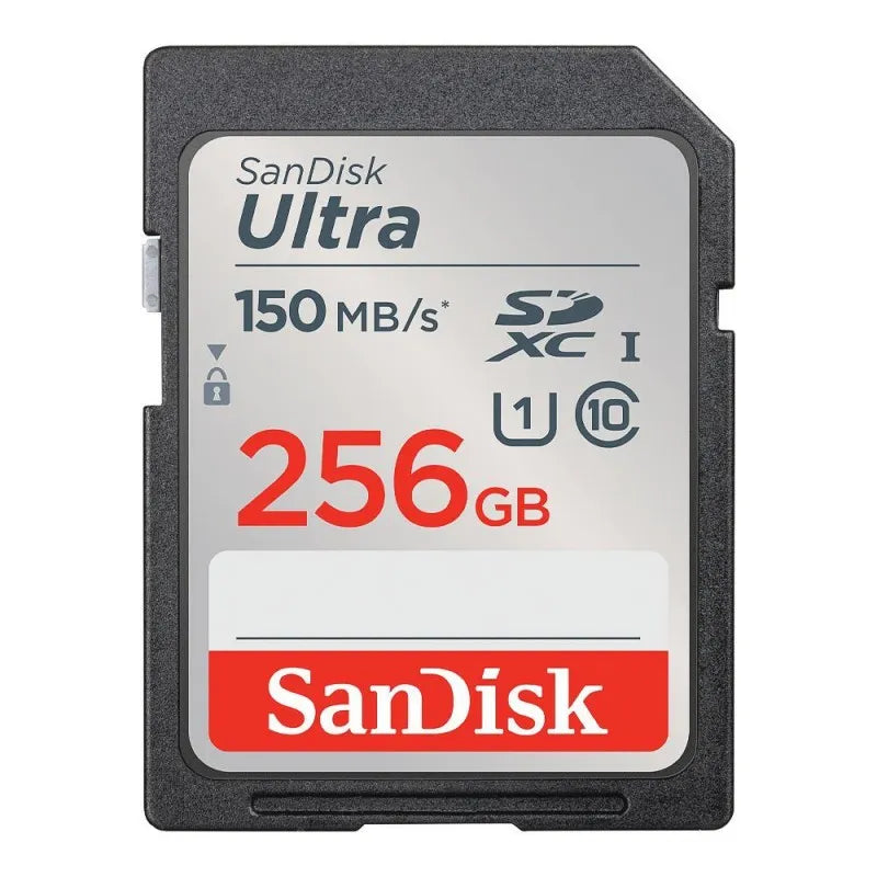 sandisk ultra sdxc uhs 1 card, 150mb/s, 256gb main image