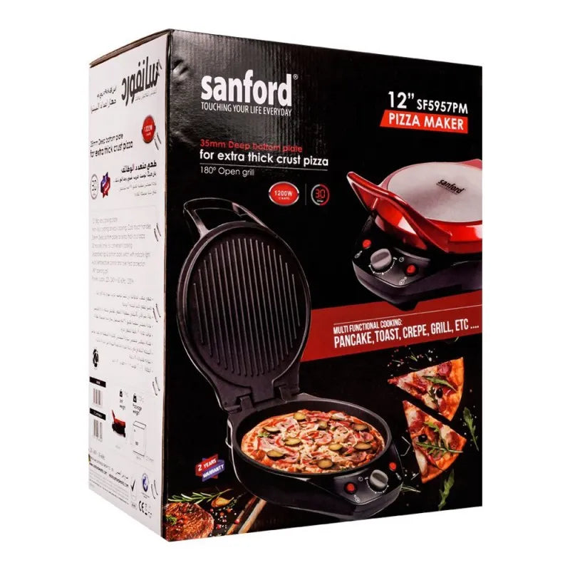 sanford 12 inches pizza maker, sf 5957pm image2