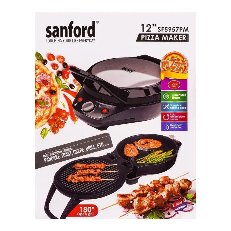 sanford 12 inches pizza maker, sf 5957pm image3