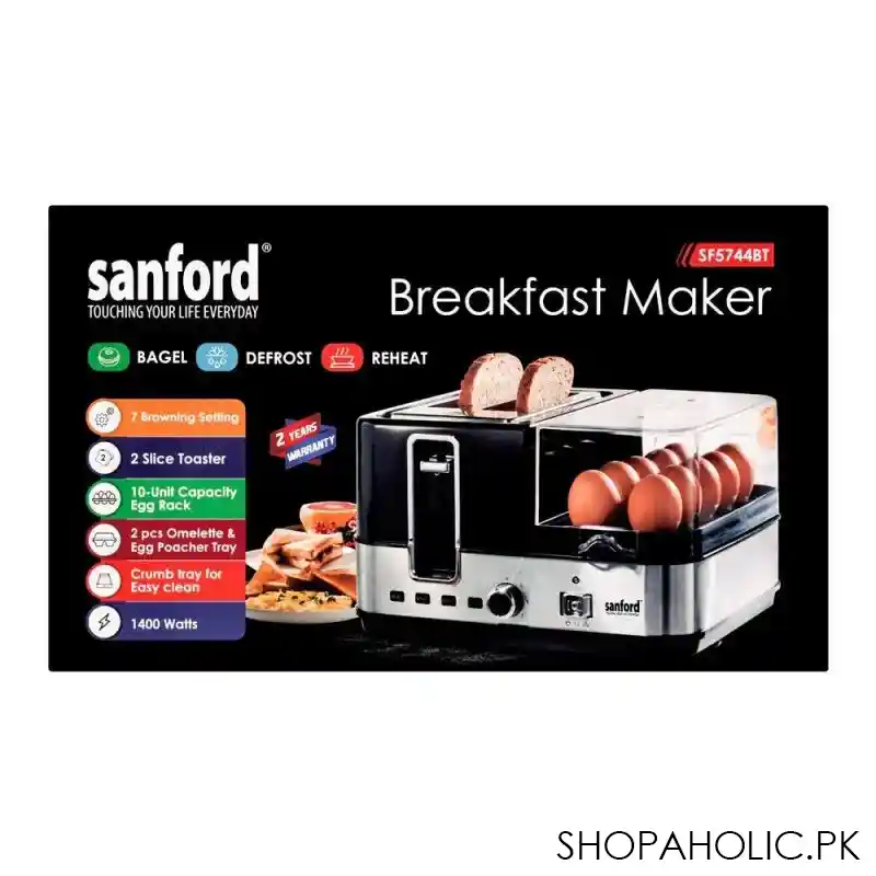 sanford breakfast maker, sf 5744bt image3