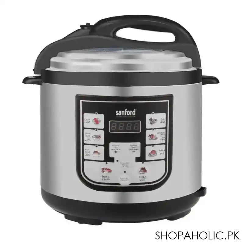 sanford electric digital pressure cooker, 6l, 1000w, sf 3200epc main image