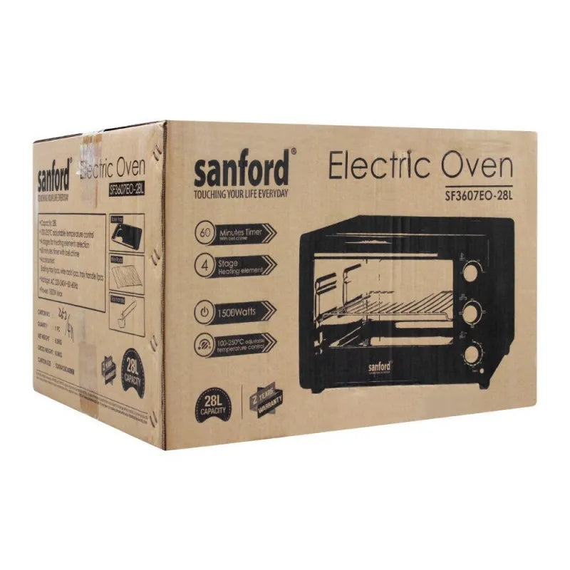 sanford electric oven, 28 liters, 1500w, sf 3607eo image4