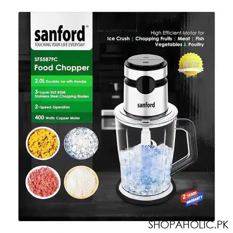 Sanford Food Chopper, 400W, SF-5587FC - Image 3