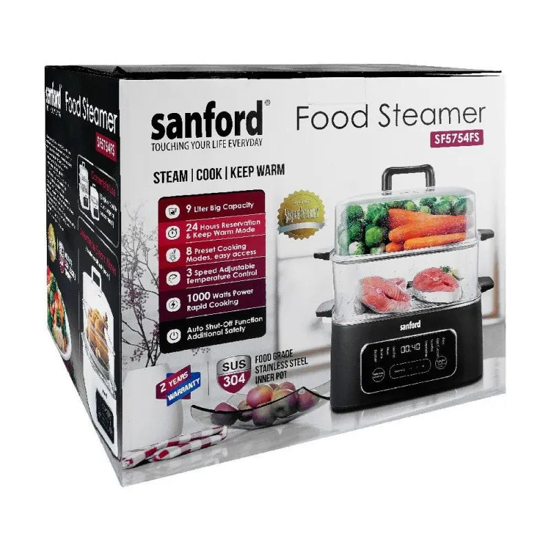 sanford food steamer, 1000w, sf 5754fs main image