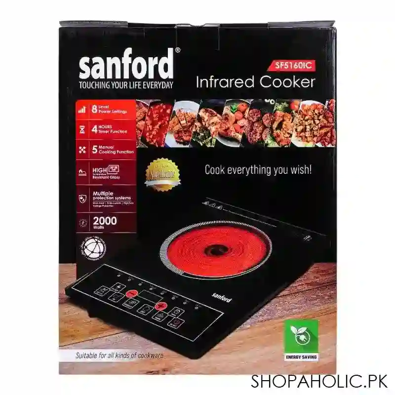 sanford infrared cooker, 2000w, sf 5160ic image2