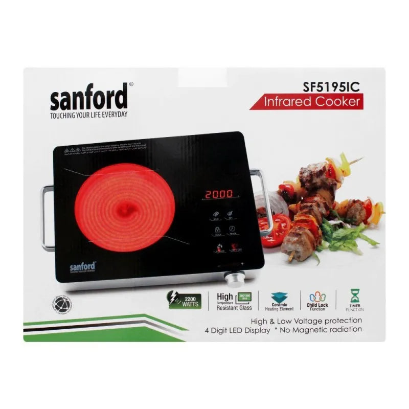 sanford infrared electric cooker, 2200w, sf 5195ic image3