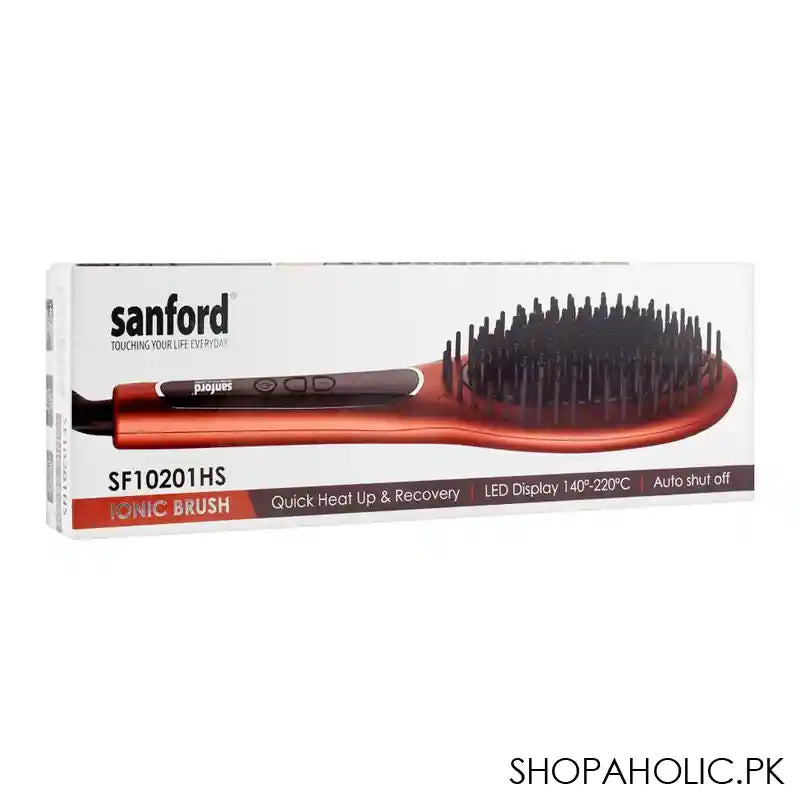 Sanford Ionic Hair Straightener Brush, 53W, SF10201HS - Main Image