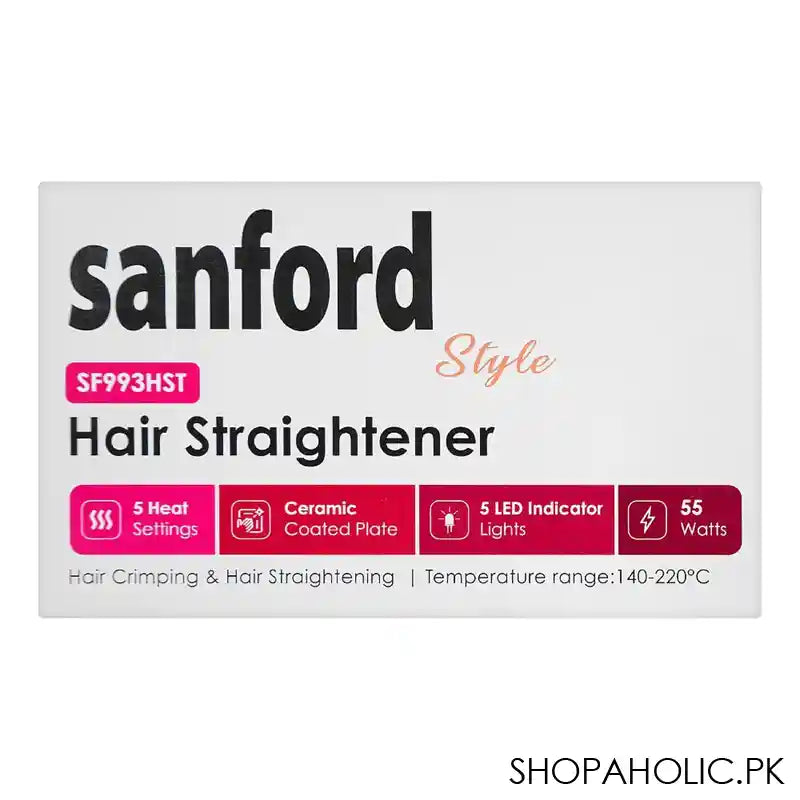 Sanford Style 2in1 Hair Straightener, SF993HST - Image 2