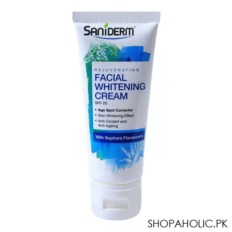 Saniderm Rejuvenating SPF 20 Facial Whitening Cream, With Sophora Flavescens, 50g - Main Image