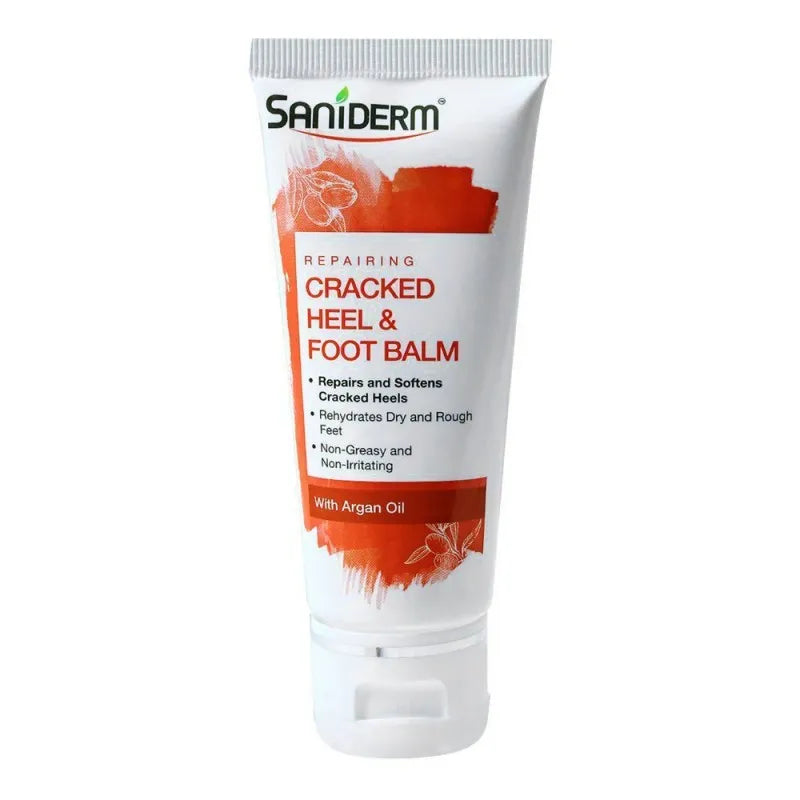 saniderm repairing cracked heel & foot balm, with argan oil, 50g image2