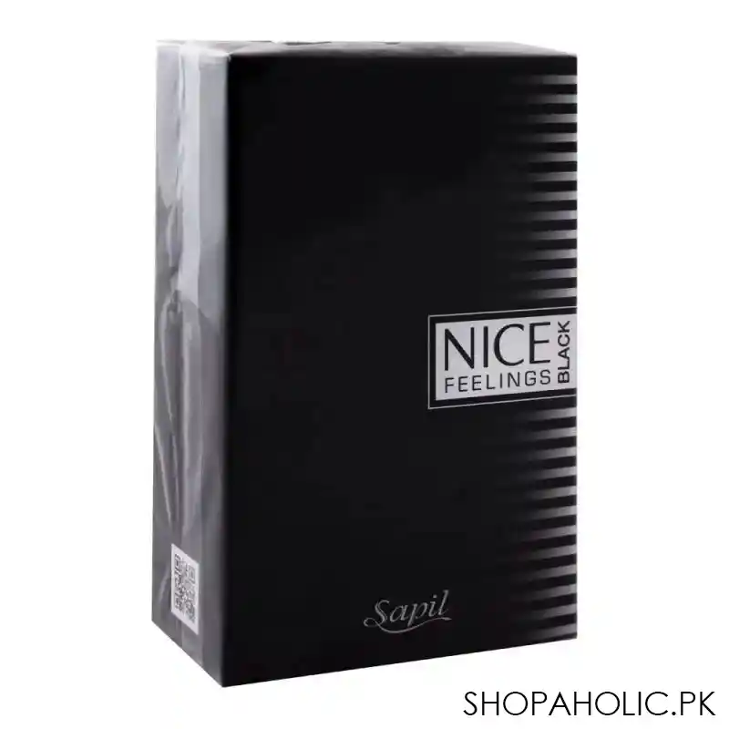 sapil nice feelings black for men eau de toilette, 75ml image2