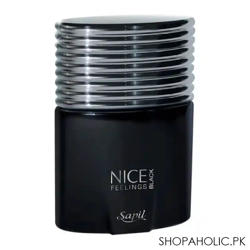 sapil nice feelings black for men eau de toilette, 75ml main image