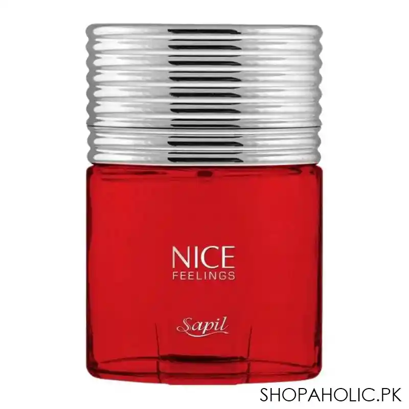 sapil nice feelings red for men eau de toilette, 75ml main image