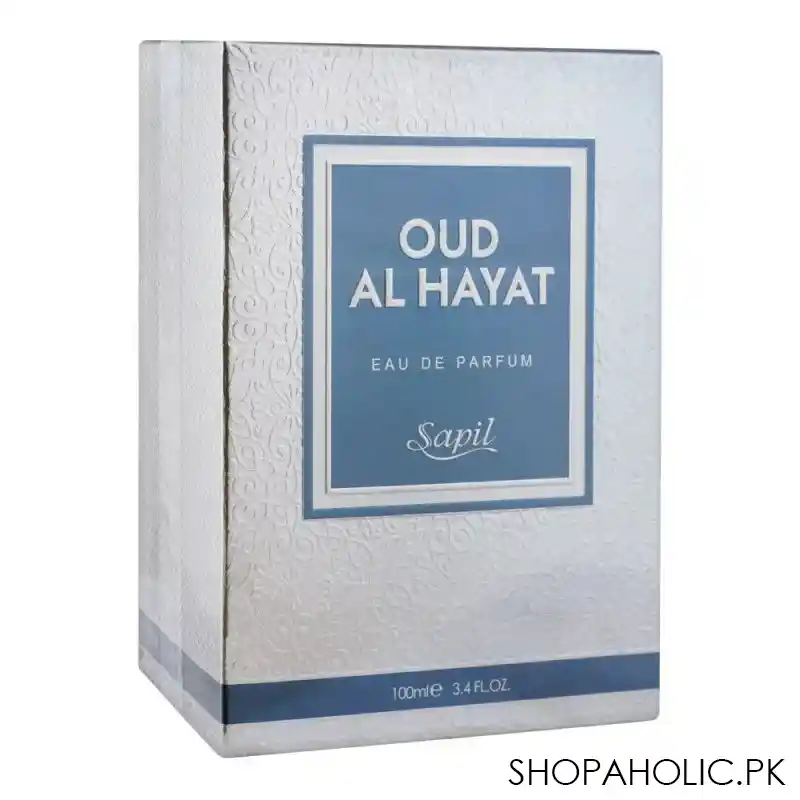 sapil oud al hayat eau de parfum, for men & women, 100ml image2