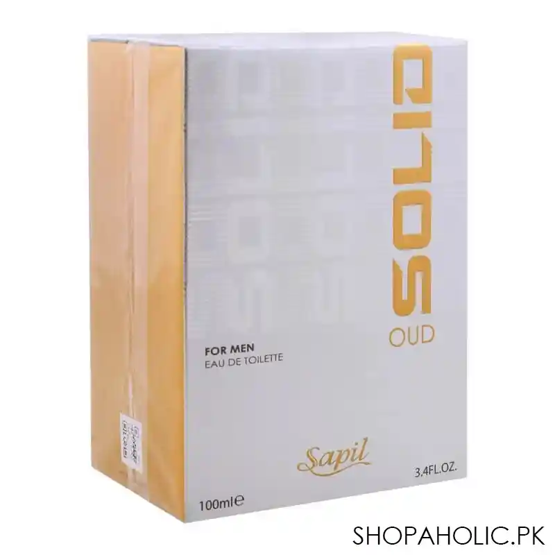 sapil solid oud for men eau de toilette, 100ml image2