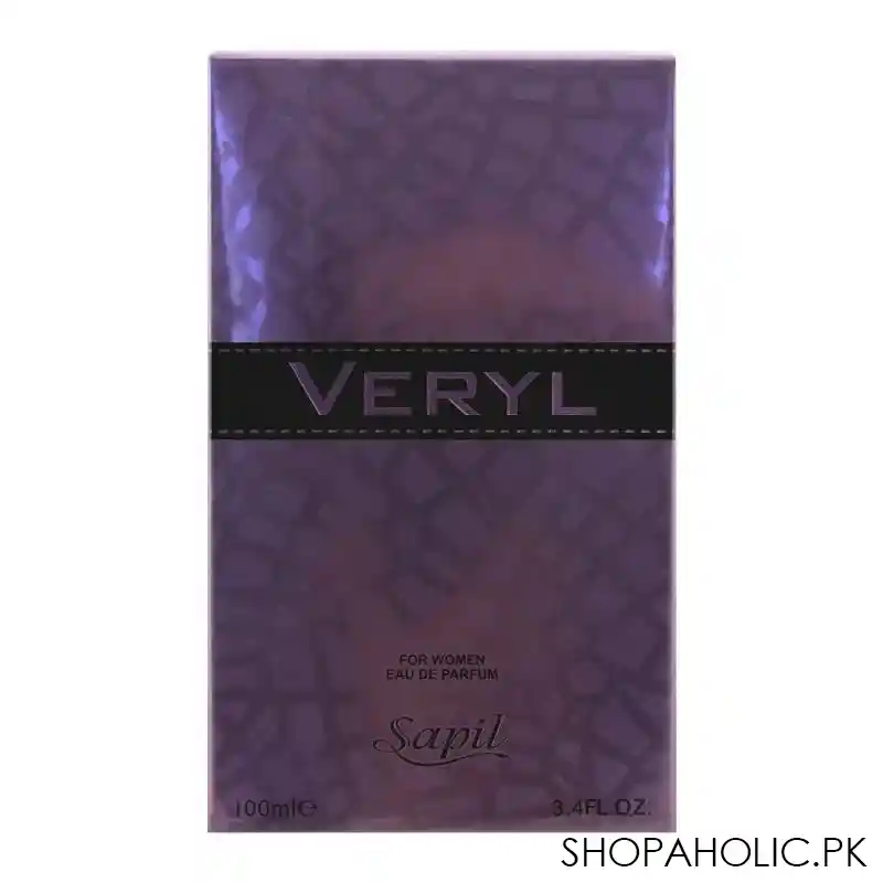 sapil veryl for women eau de perfum, 100ml image2