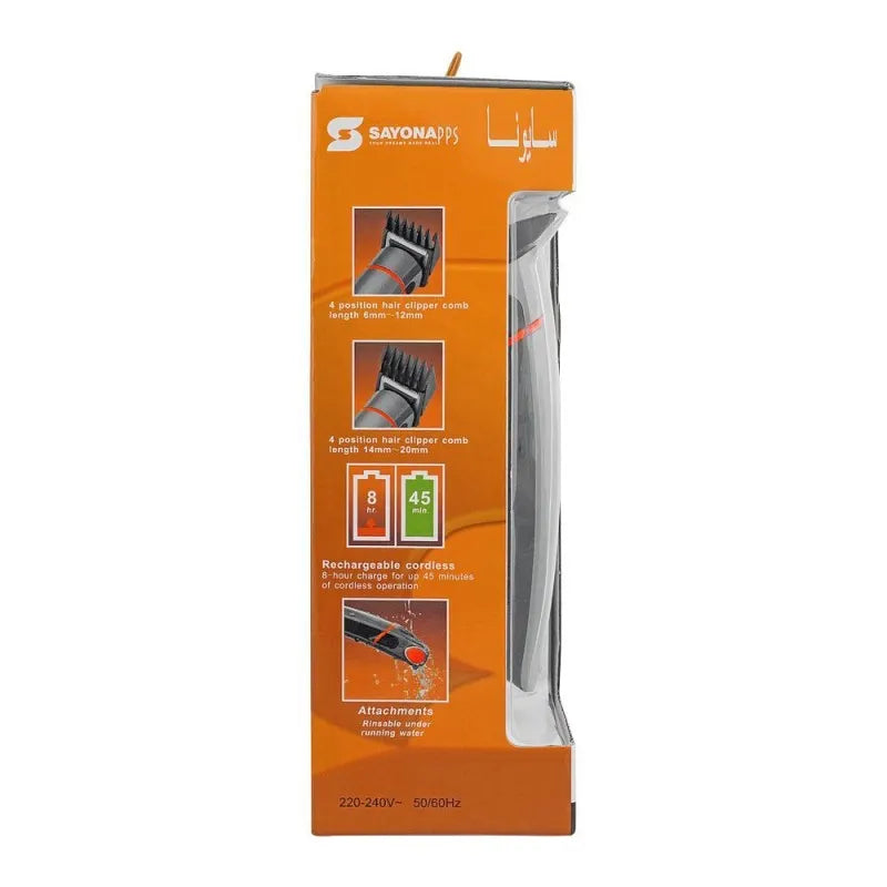 sayona 6 in 1 shaver, maximum precision, su 9017 image4