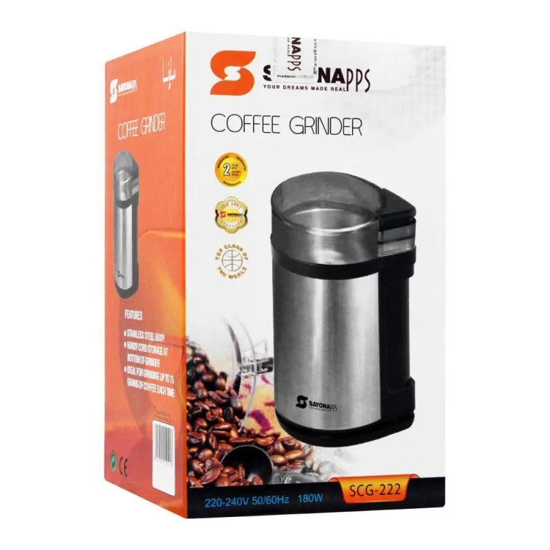 sayona coffee grinder, 180w, scg 222 image2