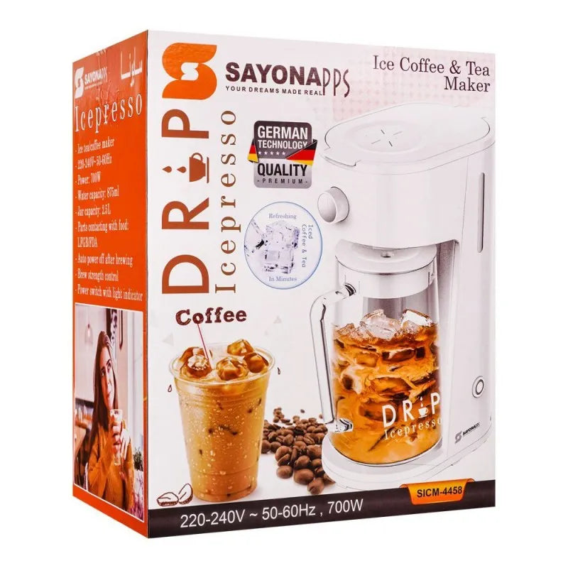 sayona drip icepresso ice cream & tea maker, sicm 4458 image2