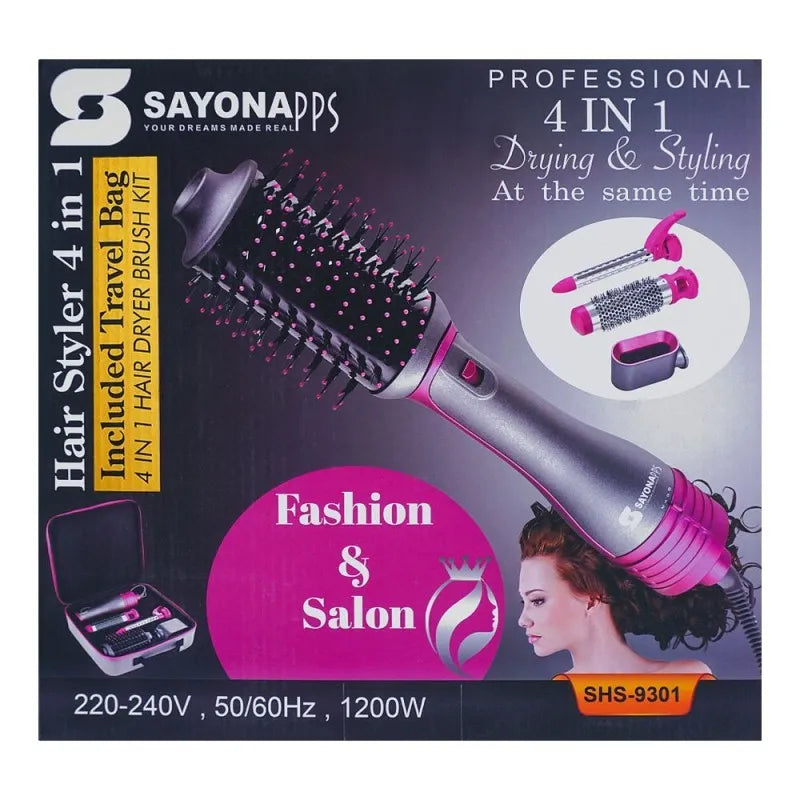 sayona professional 4 in 1 hair styler, 1200w, shs 9301 image2