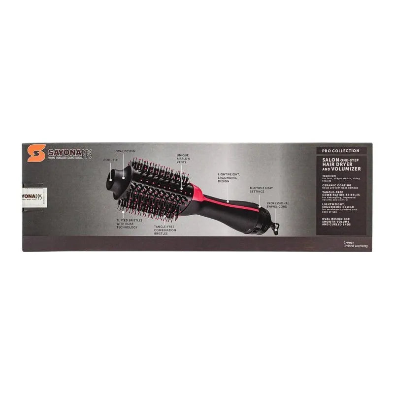 sayona salon one step hair dryer and volumizer, shd 9286v image3