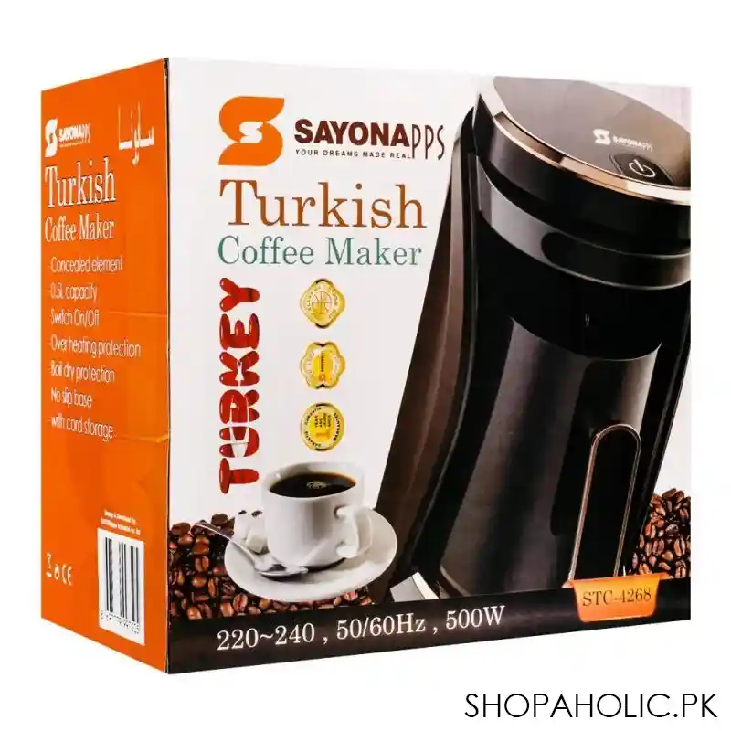 sayona turkish coffee maker, stc 4268 image2