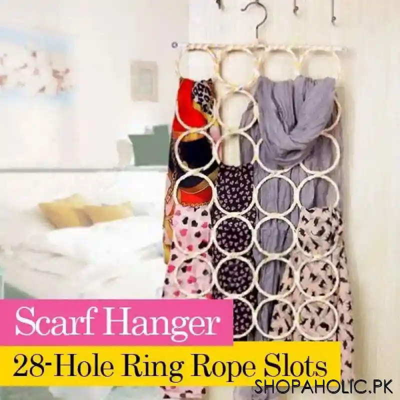 scarf hanger (28 hole ring rope slots) main image