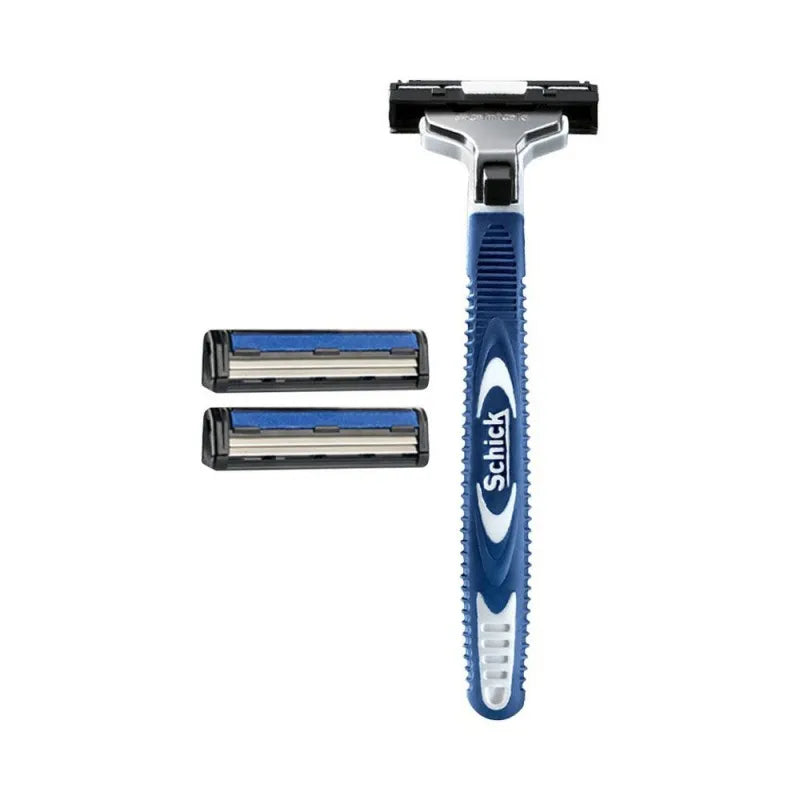 schick exacta 2 system razor + 2 cartridges, sensitive image2