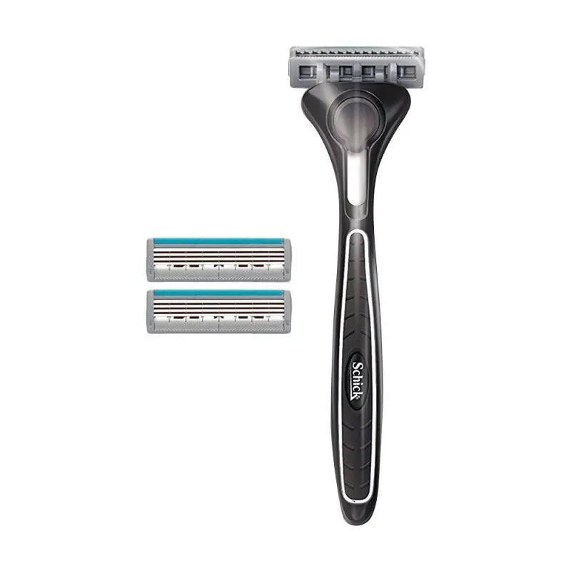 schick quarttro titanium 4 razor, 1 razor + 2 cartridges image2