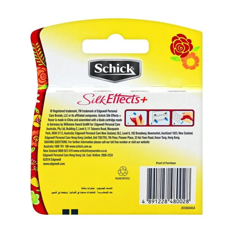 schick silk effects + cartridges, 3 pack image2