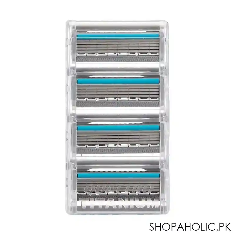 schick titanium quattro 4 cartridges, 4 pack image3