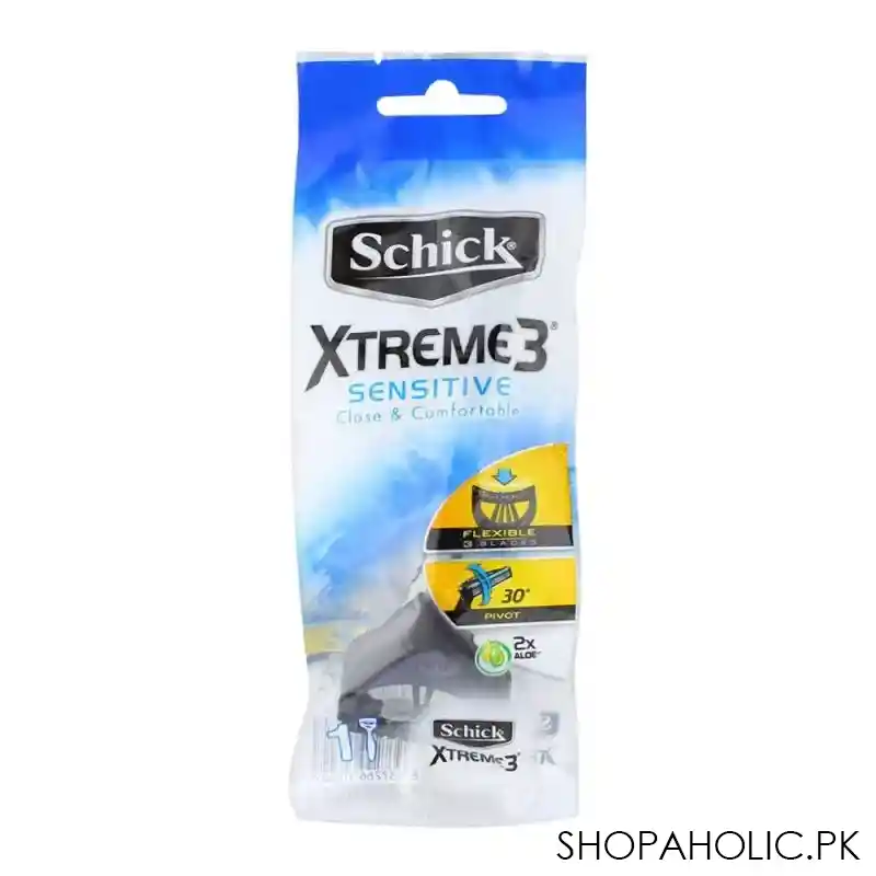 schick xtreme 3 sensitive disposable razor, 1 count main image