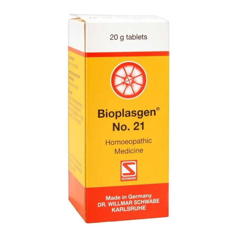 schwabe bioplasgen no. 21, 20g tablets image2