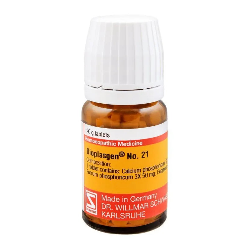 schwabe bioplasgen no. 21, 20g tablets main image