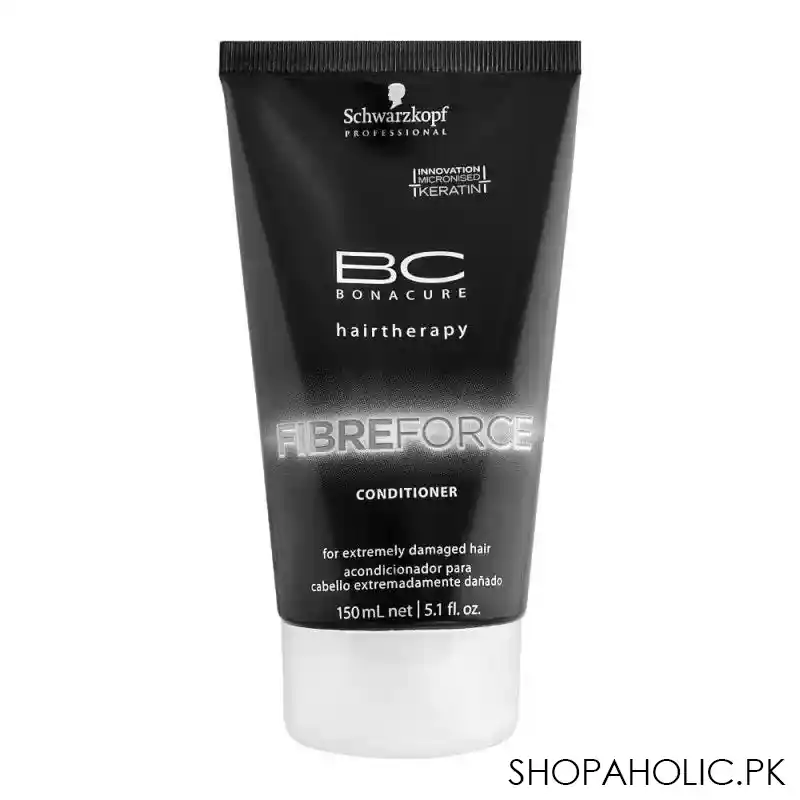 schwarzkopf bc bonacure hair therapy fibre force conditioner, for extremely damaged hair, 150ml main image