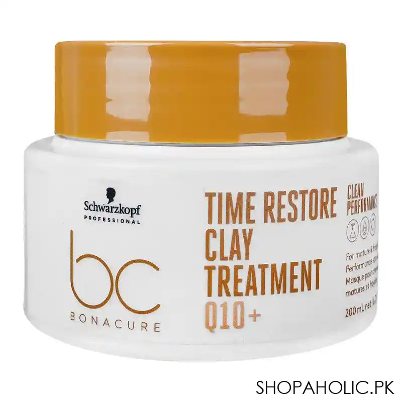 Schwarzkopf BC Bonacure Q10+Time Restore Clay Treatment, 200ml - Main Image