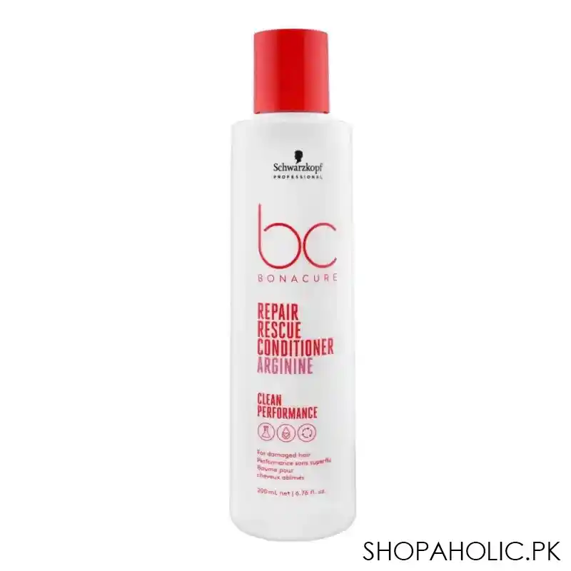 schwarzkopf bc bonacure repair rescue arginine conditioner, 200ml main image