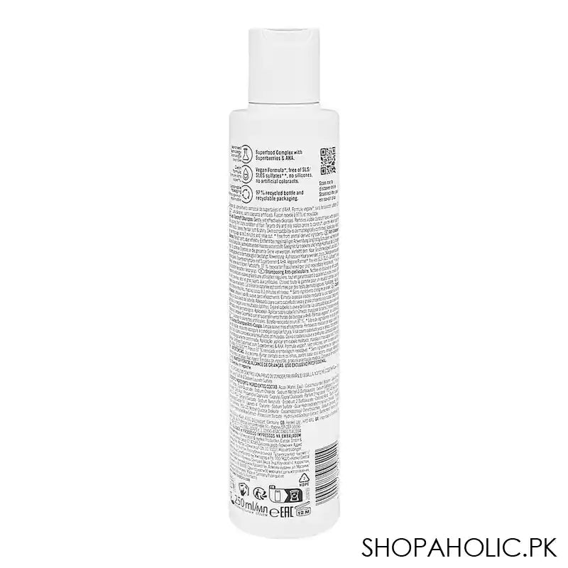 Schwarzkopf Bc Bonacure Super berries & AHA Anti-Dandruff Shampoo, 250ml - Image 3