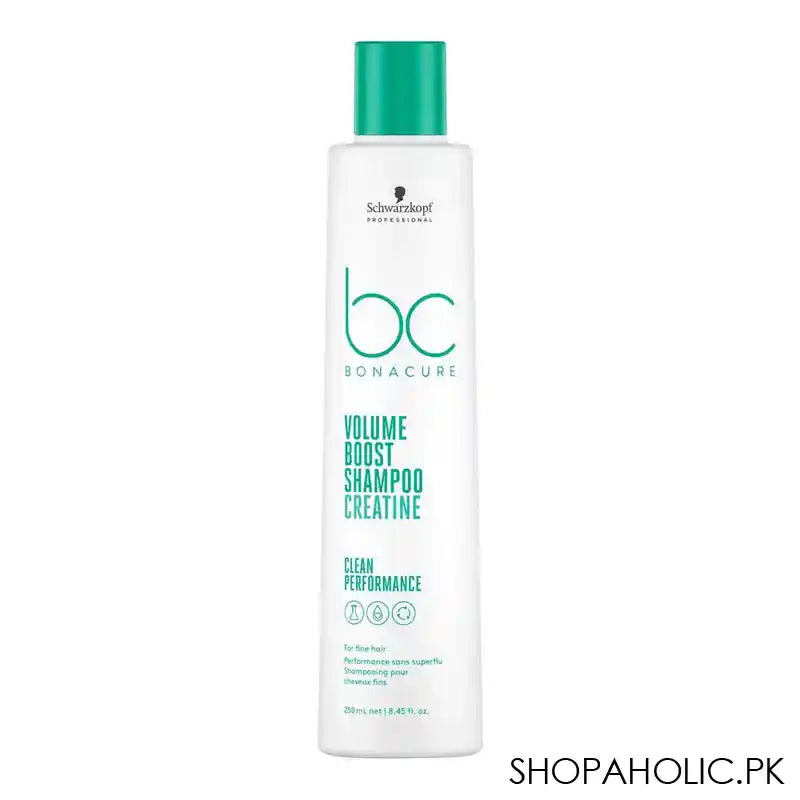 Schwarzkopf BC Bonacure Volume Boost Creatine Fine Hair Shampoo, For Fine Hair, 250ml - Main Image