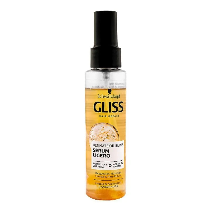 schwarzkopf gliss hair repair ultimate oil elixir light serum, 100ml main image