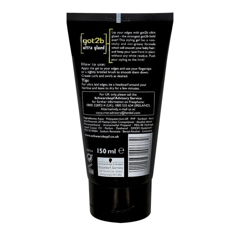 schwarzkopf got2b ultra glued styling gel, 150ml image2