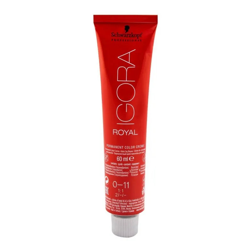 schwarzkopf igora royal hair color 0 11 anti yellow concentrate main image