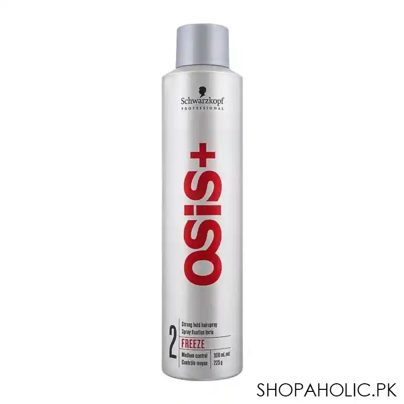 schwarzkopf osis+ freeze 2 medium control hair spray, 300ml main image