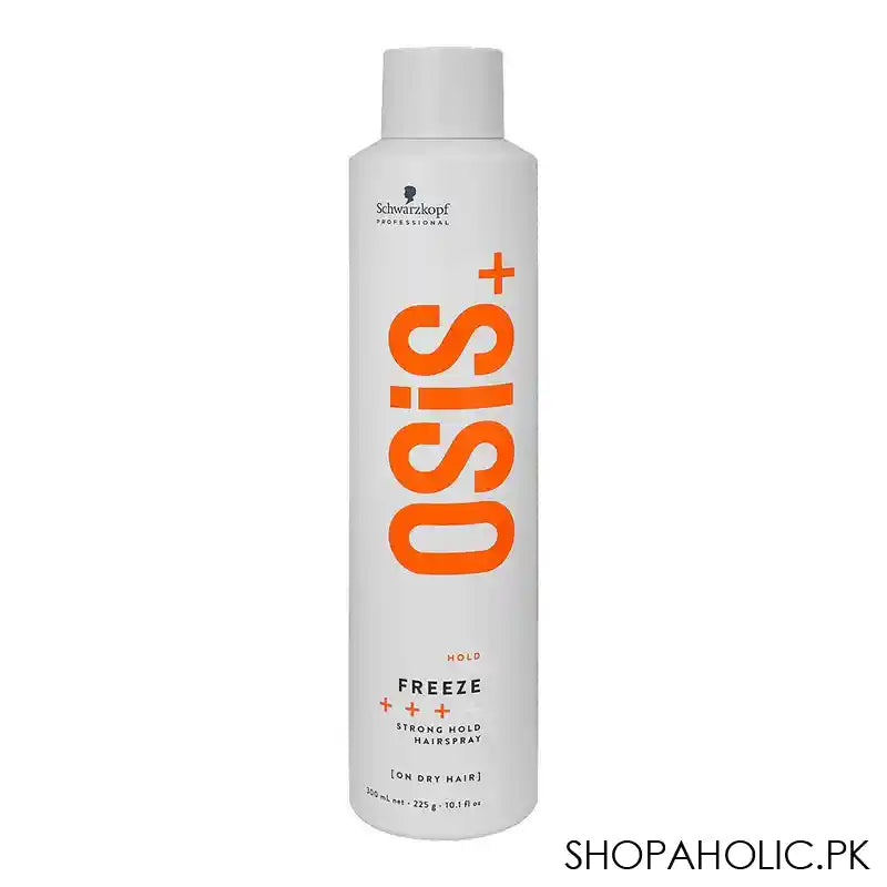 Schwarzkopf Osis+ Hold Freeze Strong Hold Hair Spray, On Dry Hair, 300ml - Main Image