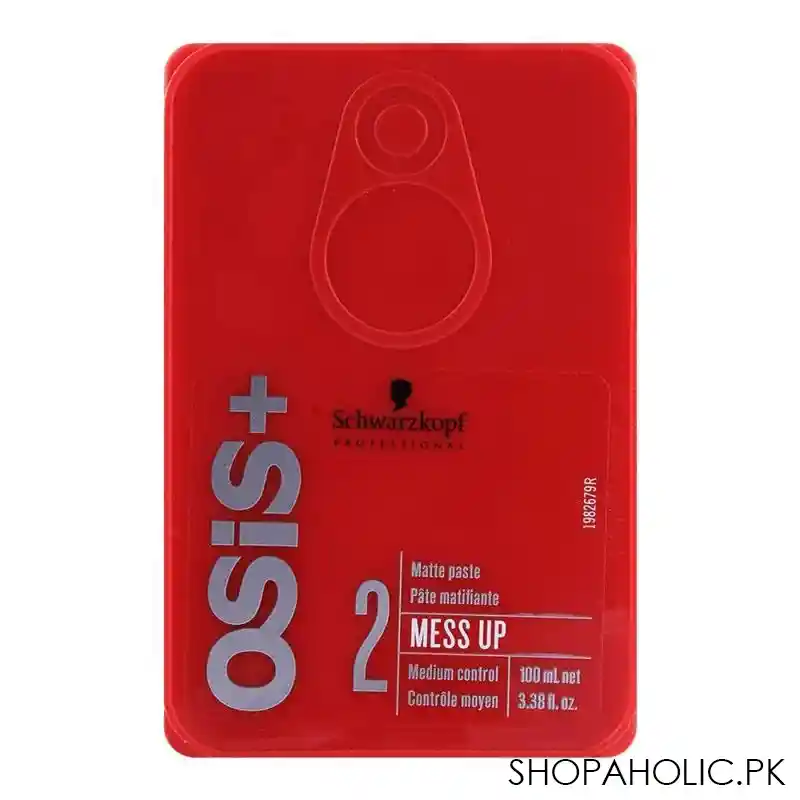 schwarzkopf osis mess up matte paste 100ml main image