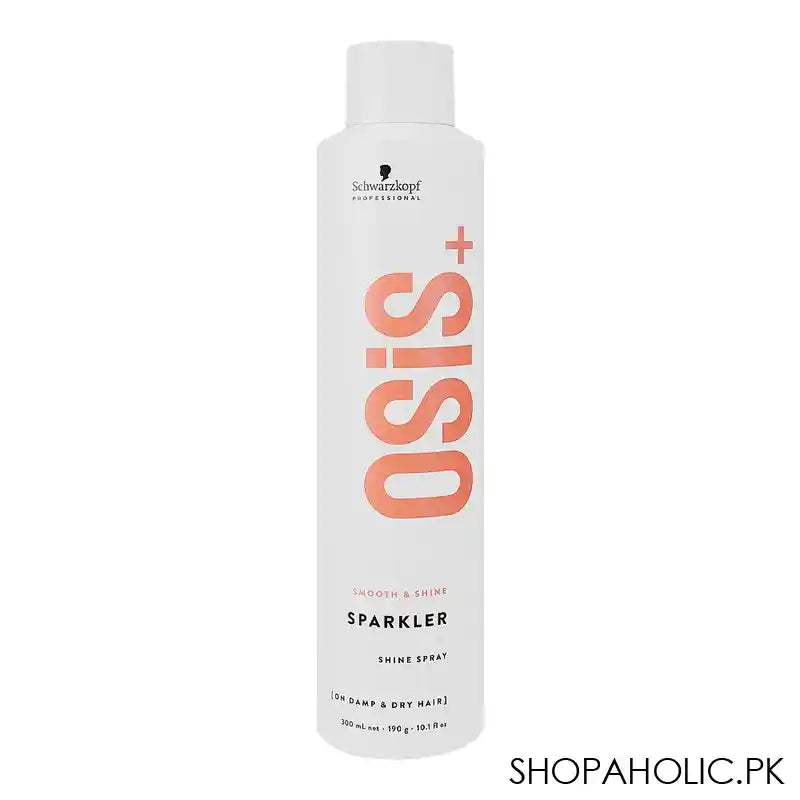 Schwarzkopf Osis+ Smooth & Shine Sparkler Shine Spray, Hair Spray, 300ml - Main Image