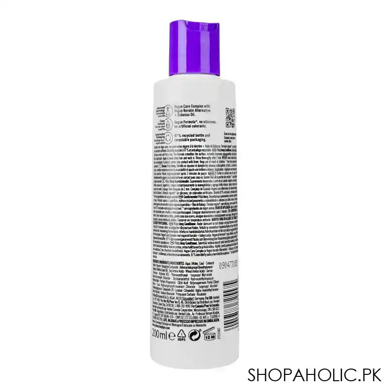 Schwarzkopf Professional Bonacure Frizz Away Conditioner with Babassu Oil, 200ml - Image 3