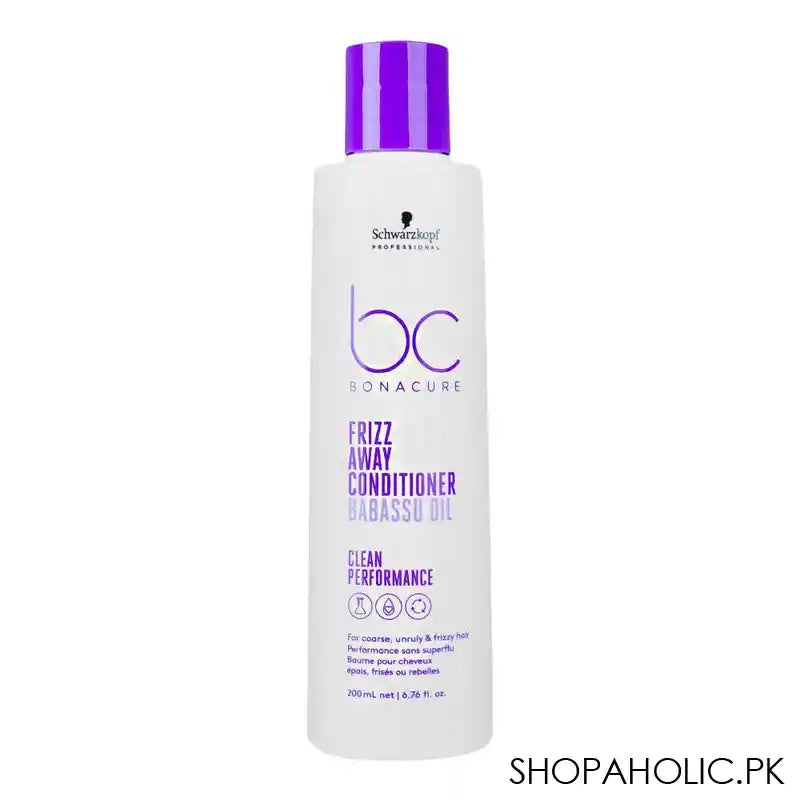 Schwarzkopf Professional Bonacure Frizz Away Conditioner with Babassu Oil, 200ml - Main Image